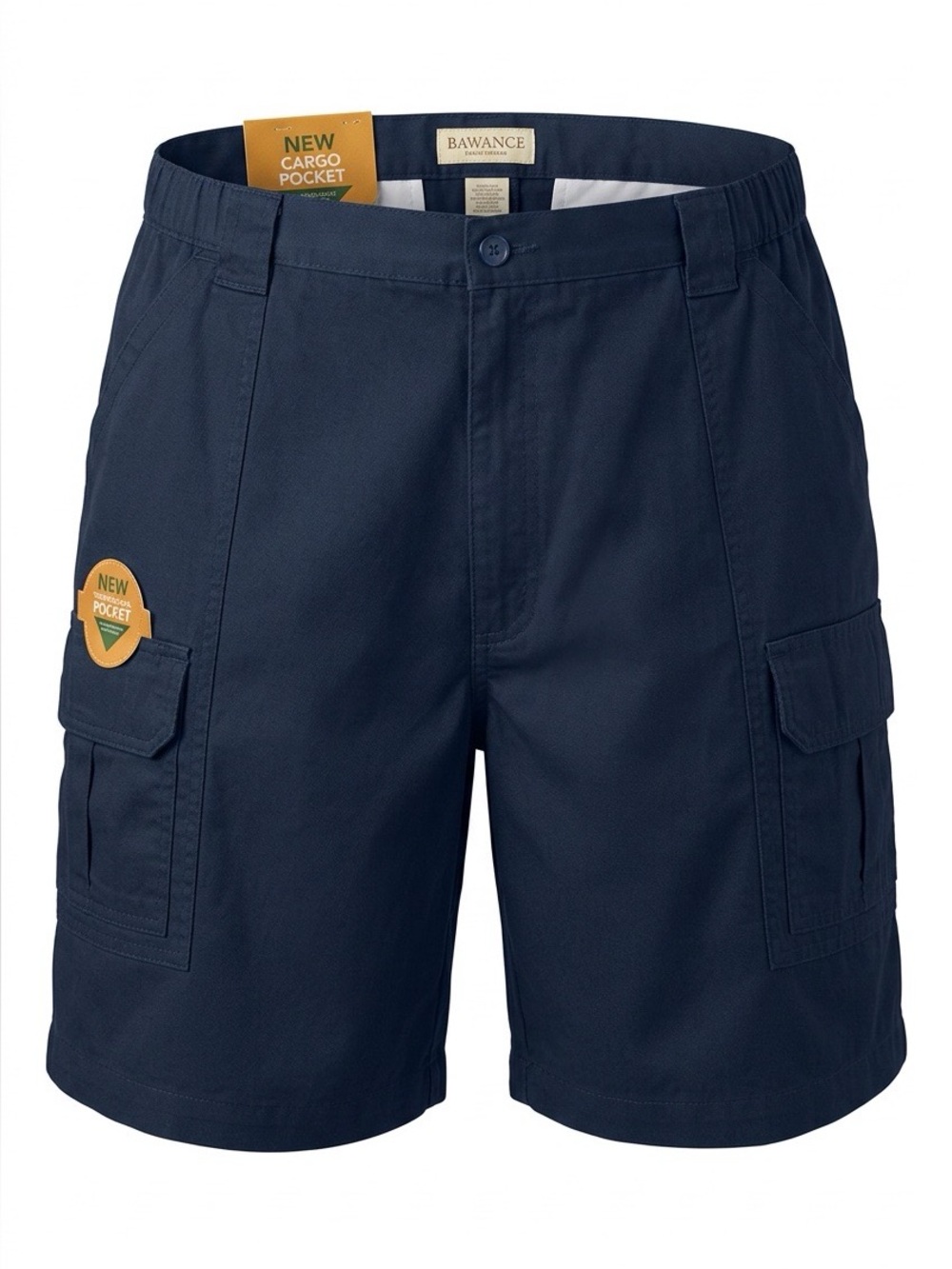 Savane Navy Hiking Shorts with Side Pockets